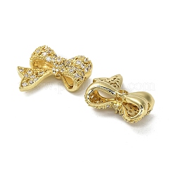 Brass Micro Pave Cubic Zirconia Beads&nbsp;KK-B142-32G