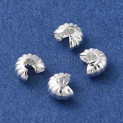 Brass Crimp Beads Covers&nbsp;X-FIND-Z039-13A-S