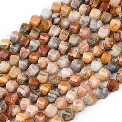 Natural Crazy Agate Beads Strands&nbsp;G-P611-C06-01