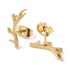 304 Stainless Steel Stud Earrings&nbsp;EJEW-H136-05G