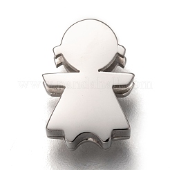 304 Stainless Steel Slide Charms&nbsp;STAS-P270-29P