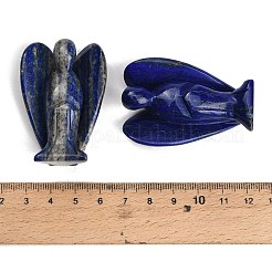 Natural Lapis Lazuli Carved Angel Figurines&nbsp;G-O200-03J-03