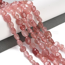 Natural Strawberry Quartz Beads Strands&nbsp;G-P497-01C-43