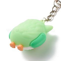 4Pcs PVC Cartoon Owl Keychain&nbsp;KEYC-JKC00356