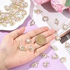 20Pcs 5 Styles Alloy Resin Pendants&nbsp;FIND-YW0010-94G