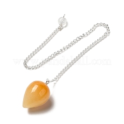 Natural Topaz Jade Dowsing Pendulums&nbsp;G-R492-01S-07