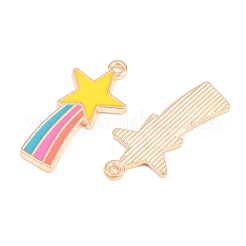 Alloy Enamel Pendants&nbsp;ENAM-N054-010C-NR