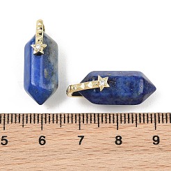 Natural Lapis Lazuli Double Terminal Pendants&nbsp;GG-CBA4154-07G-04