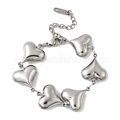 304 Stainless Steel Link Bracelets for Women&nbsp;LS-BJEW-Q041-01D-P