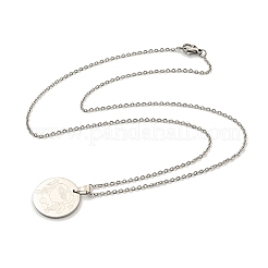 Non-Tarnish Constellation Pendant Necklaces&nbsp;LS-NJEW-S422-04P-04
