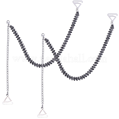 Brass Rhinestone Non-slip Bra Straps&nbsp;FIND-WH20006-108