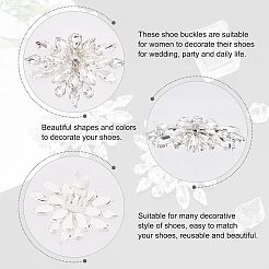 2Pcs Detachable Flower Shoe Decoration&nbsp;AJEW-FG0002-05