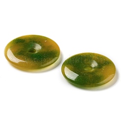 Dyed Natural White Jade Pendants&nbsp;G-Q016-05B-01