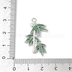 Rack Plating Alloy Enamel Rhinestone Pendants&nbsp;PALLOY-R151-35P