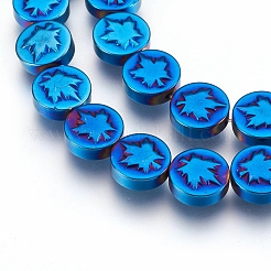Autumn Theme Non-magnetic Synthetic Hematite Bead Strands&nbsp;G-I208-12-F