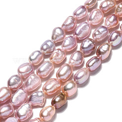 Natural Cultured Freshwater Pearl Beads Strands&nbsp;PEAR-N014-05F