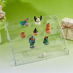Transparent Acrylic 4 Layers Nail Polish Display Rack&nbsp;ODIS-FH00001-22