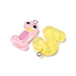 Luminous Transparent Resin Pendants&nbsp;RESI-A046-01