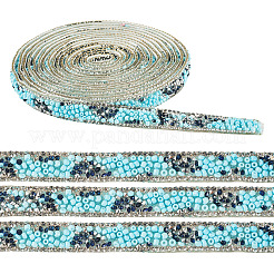 Hotfix Rhinestone Ribbon Trimming&nbsp;DIY-TAC0051-002A-1