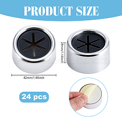 24Pcs Self-adhesive ABS Towel Storage Hook&nbsp;AJEW-GO0004-96