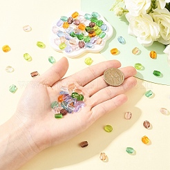 100Pcs 10 Styles Glass Imitation Austrian Crystal Beads&nbsp;GLAA-YW0005-64
