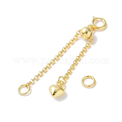 925 Sterling Silver Ends with Chains&nbsp;STER-P050-05G