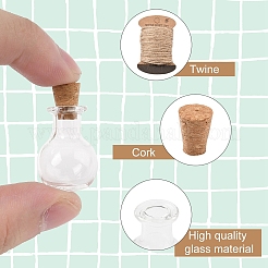 DIY Glass Bottle Pendants Making Kits&nbsp;DIY-YW0011-05