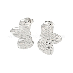 304 Stainless Steel Earring Findings&nbsp;EJEW-O002-09P
