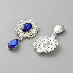 Alloy Rhinestone Cabochons&nbsp;FIND-WH0148-380B