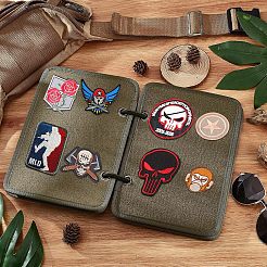 Flip-Page Hook & Loop Patch Book DIY Kit&nbsp;FIND-WH0108-48C