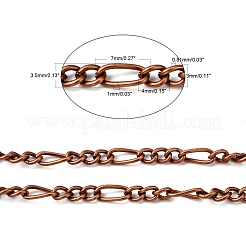 Iron Handmade Chains Figaro Chains Mother-Son Chains&nbsp;CHSM005Y-R