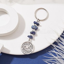 Tibetan Style Alloy Keychain&nbsp;KEYC-JKC00707-02