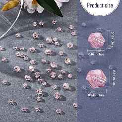 10 Strands 2 Style Transparent Electroplate Glass Beads Strands&nbsp;EGLA-SZ0001-37A