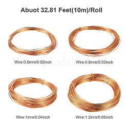 4 Rolls 4 Sizes Round Aluminum Wire&nbsp;AW-TA0001-04B-01