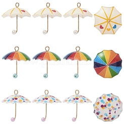 10Pcs Resin Pendants&nbsp;CRES-YW0002-65A