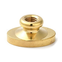 Golden Plated Wax Seal Brass Stamp Head&nbsp;LS-AJEW-C031-01A