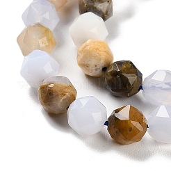 Natural Blue Chalcedony Beads Strands&nbsp;G-NH0021-A11-01
