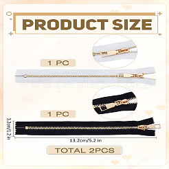 2Pcs 2 Colors Nylon Garment Accessories&nbsp;FIND-LP0006-53