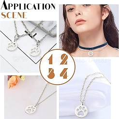 10Pcs 304 Stainless Steel Pendants&nbsp;STAS-YW0002-72