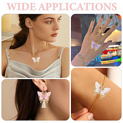 30Pcs 3 Colors Alloy Enamel Connector Charms&nbsp;ENAM-CA0001-91