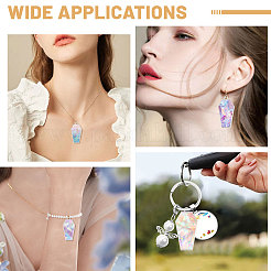 20Pcs Alloy Open Back Bezel Pendants&nbsp;FIND-CA0011-50S