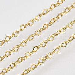 Brass Heart Link Chains&nbsp;CHC-T008-03G-01