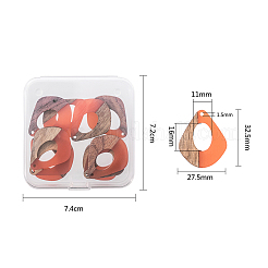 Resin & Wood Pendants&nbsp;RESI-OL0001-08C