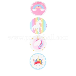 8 Styles Horse Paper Stickers&nbsp;X-DIY-L051-008