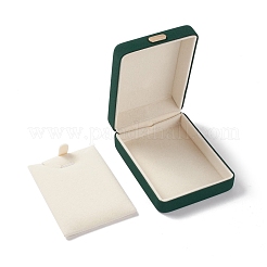 PU Leather Necklaces Gift Boxes&nbsp;LBOX-I002-05A