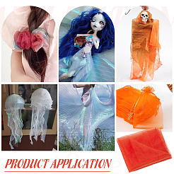 5M Polyester Mesh Fabric for DIY Crafts&nbsp;DIY-WH0060-43