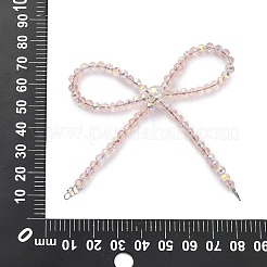Alloy & Glass Bowknot Chandelier Component Links&nbsp;PALLOY-D360-01D