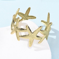 304 Stainless Steel Cuff Bangles for Women&nbsp;BJEW-B150-04G