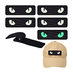 6Pcs Luminous Oxford Cloth Hook and Loop Tapes&nbsp;AJEW-PH0007-39A