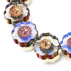 Electroplated Transparent Glass Beads Strands&nbsp;GL-CBA98F0-05E